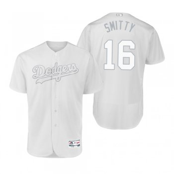 Los Angeles Dodgers Will Smith Smitty White 2019 Players' Weekend Authentic Jersey