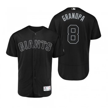 San Francisco Giants Alex Dickerson Grandpa Black 2019 Players' Weekend Authentic Jersey