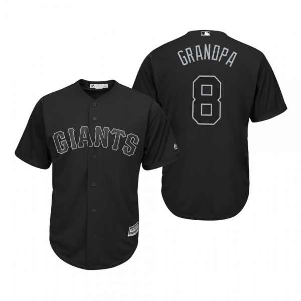 San Francisco Giants Alex Dickerson Grandpa Black 2019 Players' Weekend Replica Jersey