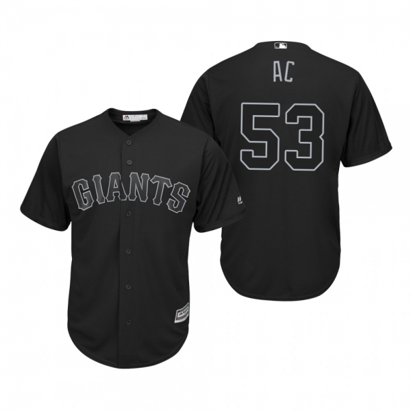 San Francisco Giants Austin Slater Ac Black 2019 Players' Weekend Replica Jersey