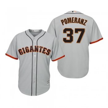 Drew Pomeranz San Francisco Giants Gray Hispanic Heritage Cool Base Jersey