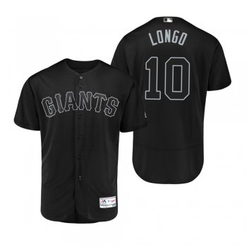 San Francisco Giants Evan Longoria Longo Black 2019 Players' Weekend Authentic Jersey