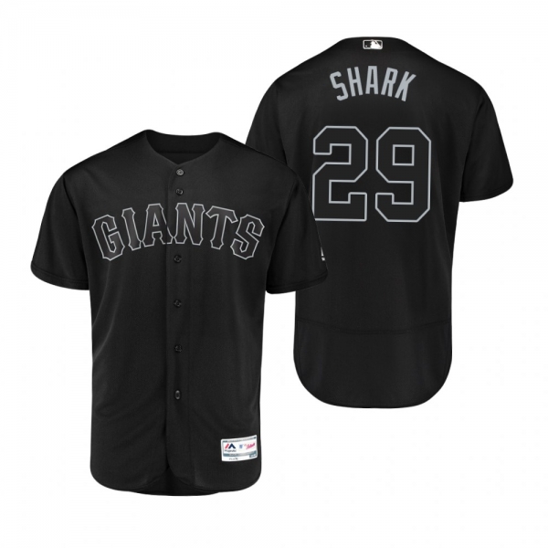 San Francisco Giants Jeff Samardzija Shark Black 2019 Players' Weekend Authentic Jersey