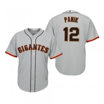 Joe Panik San Francisco Giants Gray Hispanic Heritage Cool Base Jersey