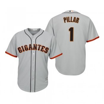 Kevin Pillar San Francisco Giants Gray Hispanic Heritage Cool Base Jersey