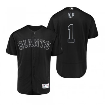 San Francisco Giants Kevin Pillar Kp Black 2019 Players' Weekend Authentic Jersey