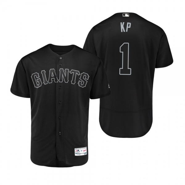 San Francisco Giants Kevin Pillar Kp Black 2019 Players' Weekend Authentic Jersey