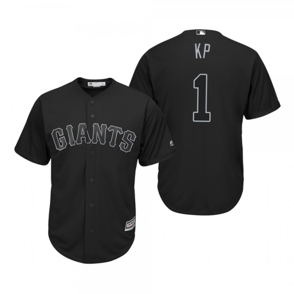 San Francisco Giants Kevin Pillar KP Black 2019 Players' Weekend Replica Jersey