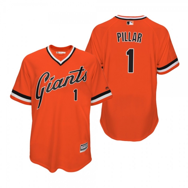 Giants Kevin Pillar Orange 1978 Turn Back the Clock Authentic Jersey