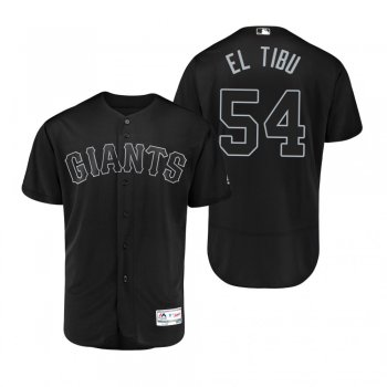 San Francisco Giants Reyes Moronta El Tibu Black 2019 Players' Weekend Authentic Jersey