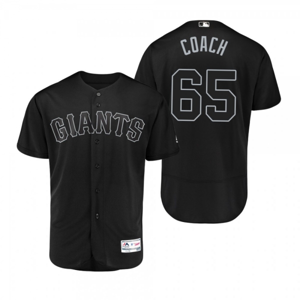 San Francisco Giants Sam Coonrod Coach Black 2019 Players' Weekend Authentic Jersey