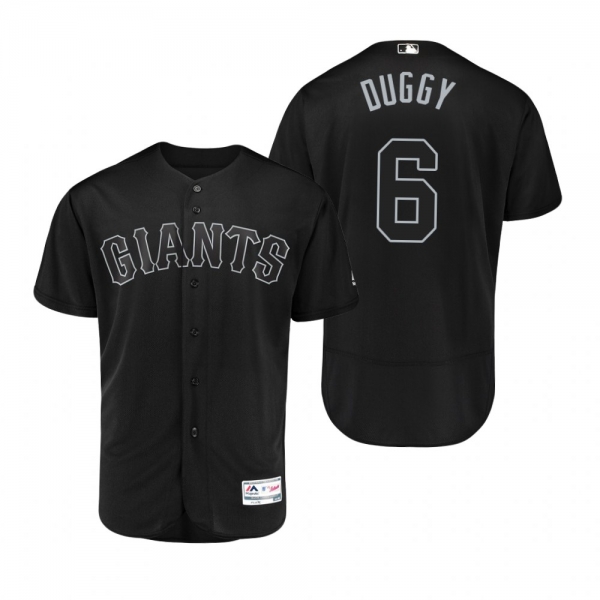 San Francisco Giants Steven Duggar Duggy Black 2019 Players' Weekend Authentic Jersey