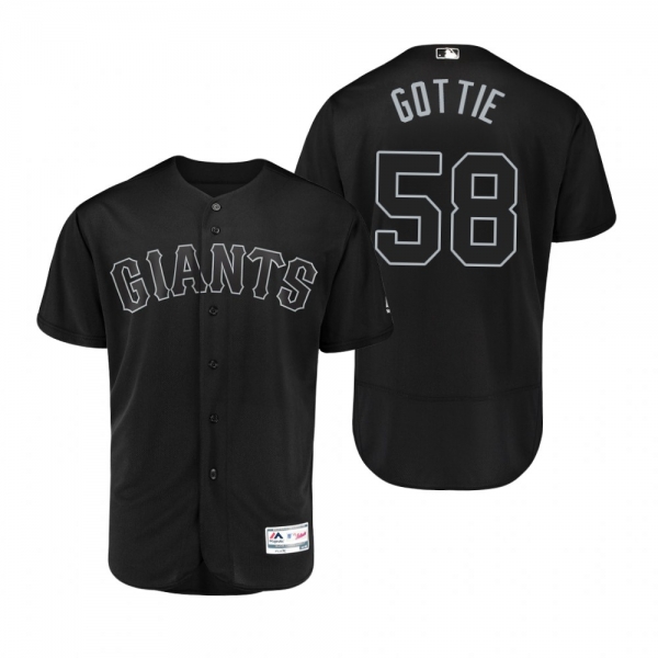 San Francisco Giants Trevor Gott Gottie Black 2019 Players' Weekend Authentic Jersey