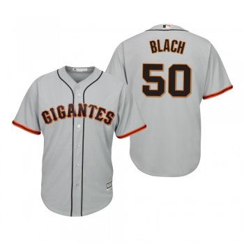 Ty Blach San Francisco Giants Gray Hispanic Heritage Cool Base Jersey