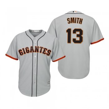 Will Smith San Francisco Giants Gray Hispanic Heritage Cool Base Jersey