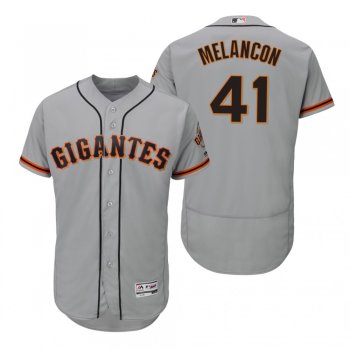 Mark Melancon San Francisco Giants Gray Hispanic Heritage Flex Base Jersey