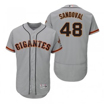 Pablo Sandoval San Francisco Giants Gray Hispanic Heritage Flex Base Jersey