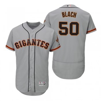 Ty Blach San Francisco Giants Gray Hispanic Heritage Flex Base Jersey