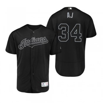 Cleveland Indians A.J. Cole AJ Black 2019 Players' Weekend Authentic Jersey