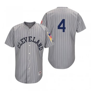 Bradley Zimmer Cleveland Indians Gray 1917 Turn Back the Clock Jersey