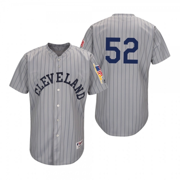 Mike Clevinger Cleveland Indians Gray 1917 Turn Back the Clock Jersey