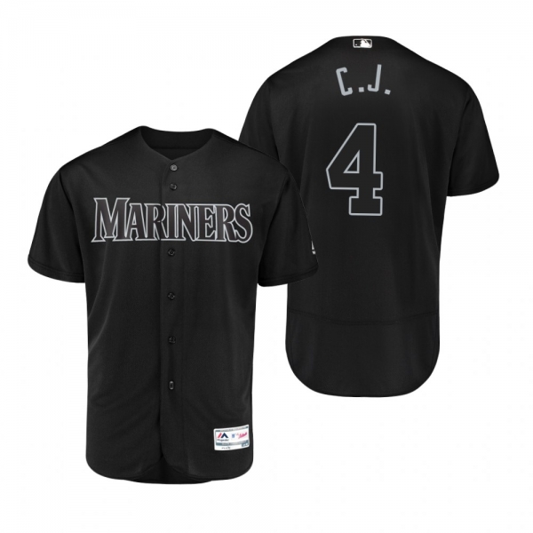 Seattle Mariners Keon Broxton C.J. Black 2019 Players' Weekend Authentic Jersey