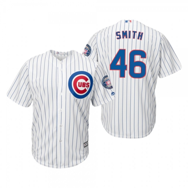 Lee Smith Chicago Cubs White 2019 Hall of Fame Induction Cool Base Jersey