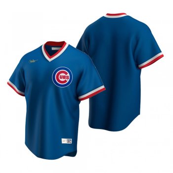 Men's Chicago Cubs Nike Royal Cooperstown Collection Road Jersey