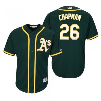 Matt Chapman Oakland Athletics Green Cool Base Jersey