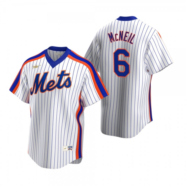 Men's New York Mets Jeff McNeil Nike White Cooperstown Collection Home Jersey