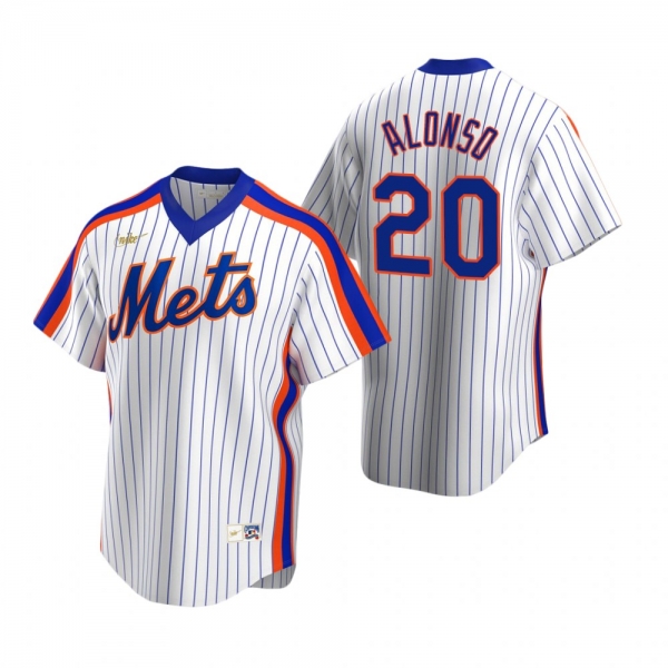 Men's New York Mets Pete Alonso Nike White Cooperstown Collection Home Jersey