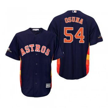 Men's Roberto Osuna Houston Astros Navy 2019 Postseason Cool Base Jersey