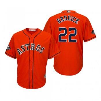 Men's Josh Reddick Houston Astros Orange 2019 World Series Cool Base Jersey