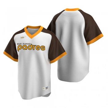 Men's San Diego Padres Nike White Cooperstown Collection Home Jersey