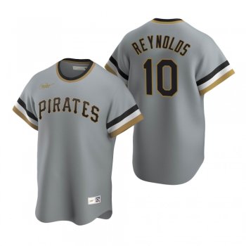 Men's Pittsburgh Pirates Bryan Reynolds Nike Gray Cooperstown Collection Road Jersey