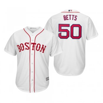 Mookie Betts Boston Red Sox White Cool Base Home Jersey