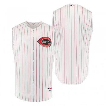 Cincinnati Reds White Red Throwback 1999 Flex Base Jersey