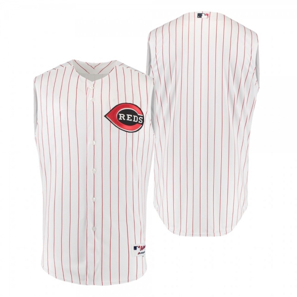 Cincinnati Reds White Red Throwback 1999 Flex Base Jersey