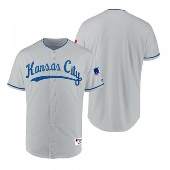 Kansas City Royals Gray Turn Back The Clock 1969 Jersey