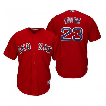 Michael Chavis Boston Red Sox Scarlet Cool Base Jersey