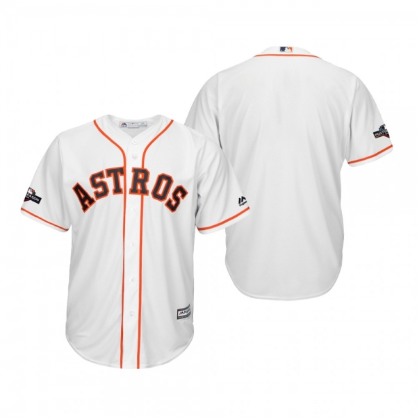 Men's Houston Astros White 2019 Postseason Cool Base Jersey