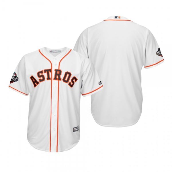 Men's Houston Astros White 2019 World Series Cool Base Jersey