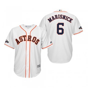 Men's Jake Marisnick Houston Astros White 2019 Postseason Cool Base Jersey