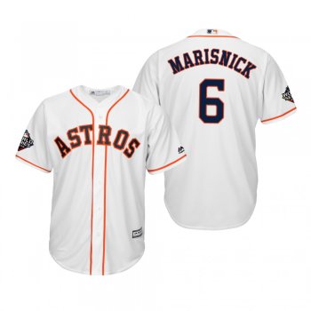 Men's Jake Marisnick Houston Astros White 2019 World Series Cool Base Jersey