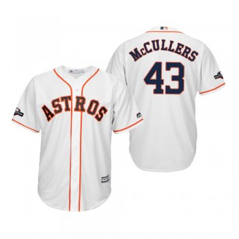 Men's Lance McCullers Houston Astros White 2019 Postseason Cool Base Jersey