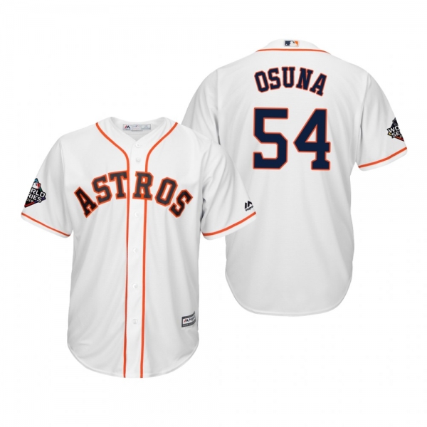 Men's Roberto Osuna Houston Astros White 2019 World Series Cool Base Jersey