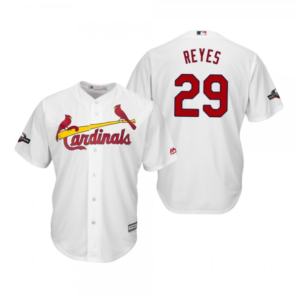 Men's Alex Reyes St. Louis Cardinals White 2019 Postseason Cool Base Jersey