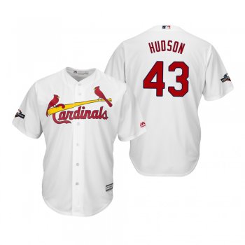 Men's Dakota Hudson St. Louis Cardinals White 2019 Postseason Cool Base Jersey