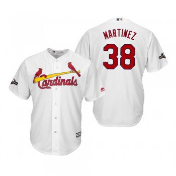 Men's Jose Martinez St. Louis Cardinals White 2019 Postseason Cool Base Jersey