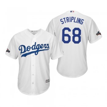 Men's Ross Stripling Los Angeles Dodgers White 2019 Postseason Cool Base Jersey